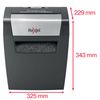 Rexel-Momentum-X308-distruggi-documenti-Taglio-a-particelle-Nero-Grigio