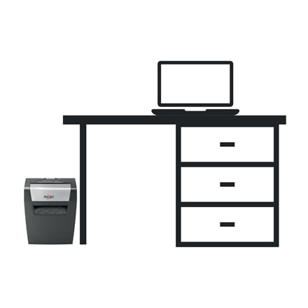 Rexel-Momentum-X308-distruggi-documenti-Taglio-a-particelle-Nero-Grigio