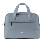 IN TEMPO Borsa slim Gate Trended - con manici - 41 x 30 x 15 cm - ecopelle - azzurro - InTempo