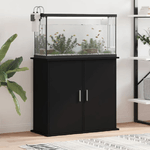 vidaXL Supporto per Acquario 81x36x73 cm in Legno ingegnerizzato Nero