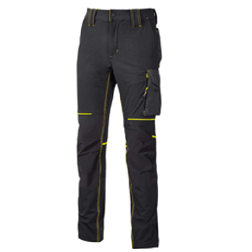U-Power Pantaloni donna World grigio-giallo Taglia M U-power