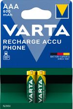 Varta-Recharge-Accu-Phone-AAA-800-mAh-Blister-da-2--Batteria-NiMH-Accu-Micro-ricaricabile-