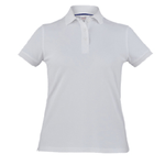 Giblor's Polo Susan - da donna - manica corta - taglia M - bianco - Giblor's