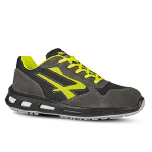 U-Power Calzatura di sicurezza Yellow S1P SRC - nylon/pelle scamosciata - grigio/giallo - taglia 39 - U-Power