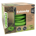 Verdemax Tubo da giardno a 6 strati estensibile Extendy -15 m - TPE - verde - Verdemax