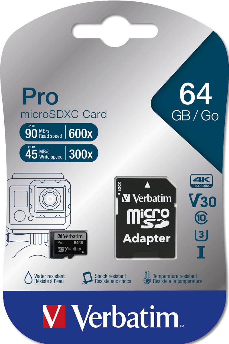 Verbatim-Pro-64-GB-MicroSDXC-UHS-Classe-10