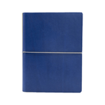 IN TEMPO Taccuino Evo Ciak - 15 x 21 cm - fogli bianchi - copertina blu - In Tempo