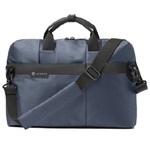 IN TEMPO Borsa Office Bag Job slim - 43 x 33 x 10 cm - tessuto tecnico - blu - In Tempo