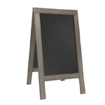 SECURIT Lavagna Sandwich Nature - 131 x 72,7 x 72 cm - legno grigio - Securit