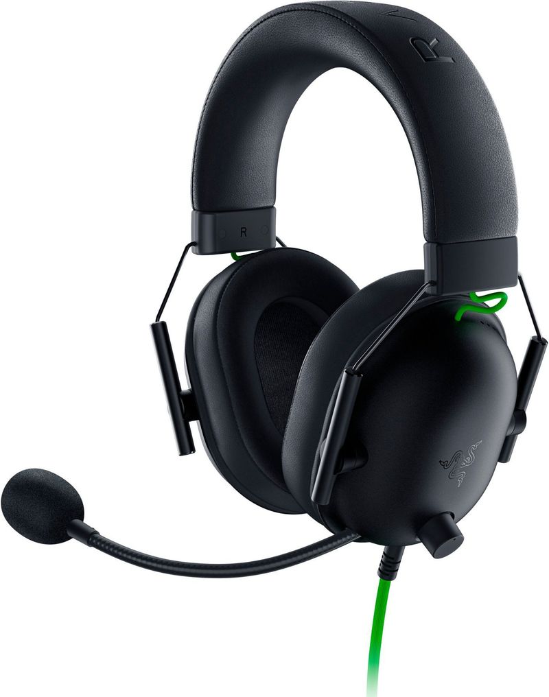 Razer-Blackshark-V2-X-Auricolare-Cablato-A-Padiglione-Giocare-Nero-Verde