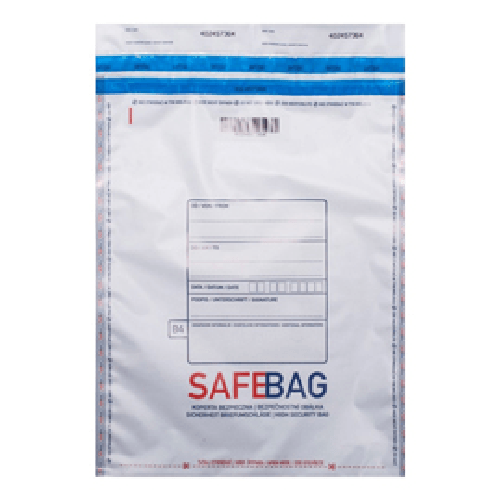 Bong Packaging 100 Sacchetti di sicurezza bianchi Safe Bag per corrieri C3 32,1x47+4cm