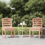 vidaXL Sedie da Giardino 2pz 40,5x48x91,5 cm Legno Massello di Douglas