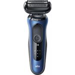 Braun Series 6 61-B1200s Rasoio Trimmer Nero, Blu