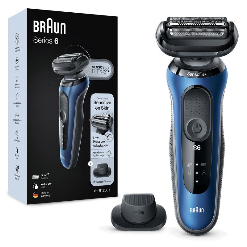 Braun-Series-6-61-B1200s-Rasoio-Trimmer-Nero-Blu