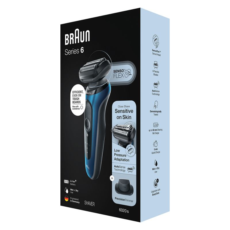Braun-Series-6-61-B1200s-Rasoio-Trimmer-Nero-Blu