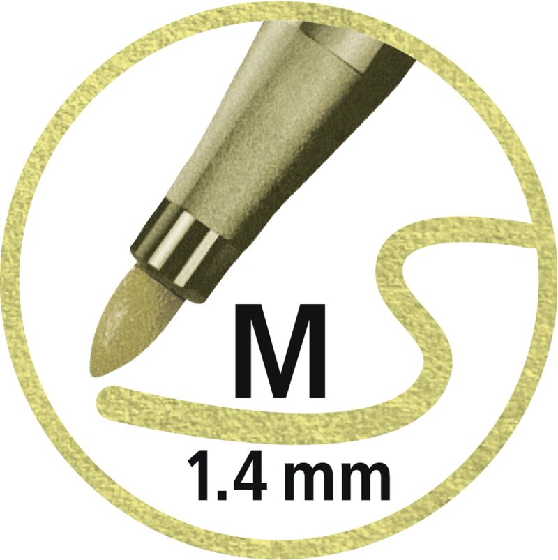 STABILO-Pen-68-metallic-marcatore-Medio-Oro-1-pz