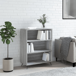 vidaXL Libreria Grigio Sonoma 69,5x32,5x90 cm in Legno ingegnerizzato