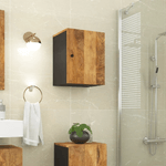 vidaXL Mobile da Bagno a Parete 38x33x48 cm in Legno Massello di Mango