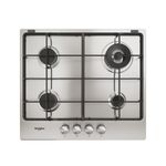 Whirlpool-TGML-651-IX-Stainless-steel-Da-incasso-55-cm-Gas-4-Fornello-i-