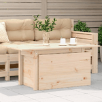 vidaXL Tavolo da Giardino 100x50x75 cm in Legno Massello di Pino