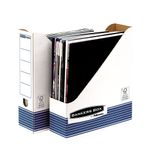 Fellowes 26301 scatola per la conservazione di documenti Carta Blu, Bianco