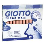 Giotto Turbo Maxi marcatore Vivido Rosa 12 pezzo(i)