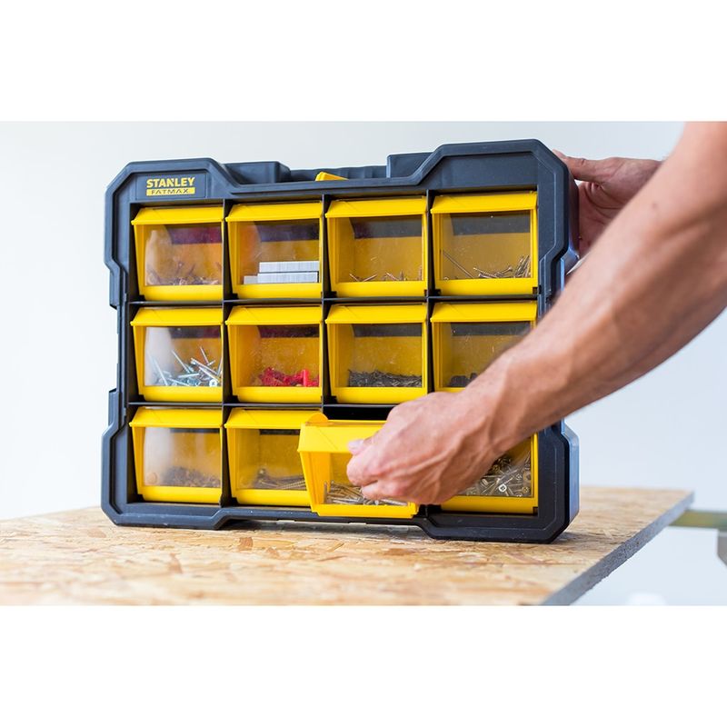 Stanley-FMST81077-1-Cassetta-degli-attrezzi-Scatola-per-minuteria-Plastica-Policarbonato--PC--Nero-Giallo