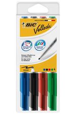 BIC-Velleda-1741-evidenziatore-4-pz-Tipo-di-punta-Nero-Blu-Verde-Rosso