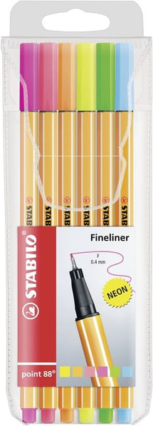 STABILO-point-88-penna-tecnica-Fine-Multicolore-6-pz