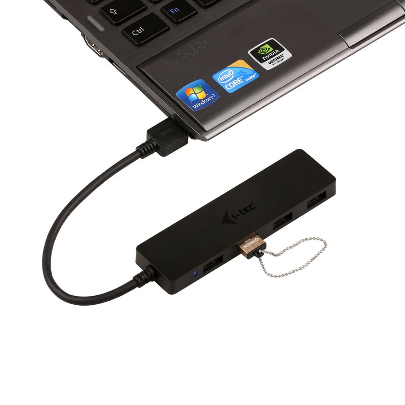 i-tec-Advance-U3HUB404-hub-di-interfaccia-USB-3.2-Gen-1--3.1-Gen-1--Type-A-5000-Mbit-s-Nero