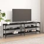 vidaXL Mobile Porta TV Nero 160x30x50 cm in Legno ingegnerizzato