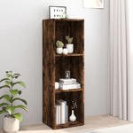 vidaXL Libreria/Mobile TV Rovere Fumo 36x30x114cm in Legno ingegnerizzato