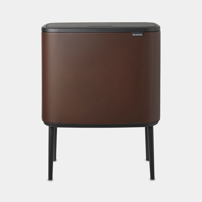 Brabantia-Bo-Touch-Bin-Rettangolare-Plastica-Marrone