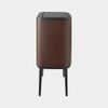 Brabantia-Bo-Touch-Bin-Rettangolare-Plastica-Marrone