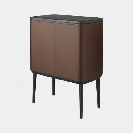 Brabantia-Bo-Touch-Bin-Rettangolare-Plastica-Marrone