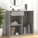 vidaXL Armadietto Cosmetici Grigio Sonoma 80x40x75cm Legno ingegnerizzato