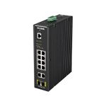 D-Link DIS-200G-12PS switch di rete Gestito L2 Gigabit Ethernet (10-100-1000) Supporto Power over Ethernet (PoE) Nero