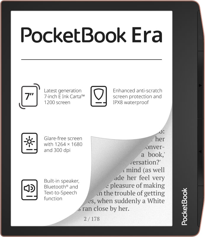 PocketBook-700-Era-Copper-lettore-e-book-Touch-screen-64-GB-Nero-Rame