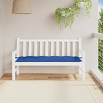 vidaXL Cuscino per Panca Giardino Blu Reale 150x50x7 cm Tessuto Oxford