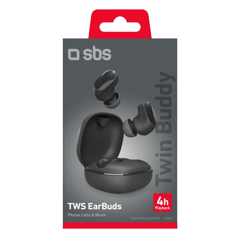 SBS-Twin-Buddy-Auricolare-True-Wireless-Stereo--TWS--In-ear-Musica-e-Chiamate-Bluetooth-Nero