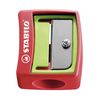 STABILO-4548-12-temperino-Temperamatite-manuale-Blu-Stainless-steel-Translucent