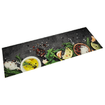 vidaXL Tappeto da Cucina Lavabile Spezie 60x180 cm Velluto