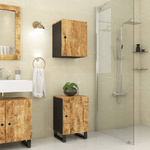 vidaXL Mobile da Bagno 38x33x58 cm in Legno Massello di Mango