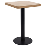 vidaXL Tavolo da Bistrot Marrone Chiaro 50x50 cm in MDF