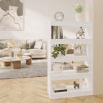 vidaXL Libreria/Divisorio Bianco 80x30x135 cm in Truciolato