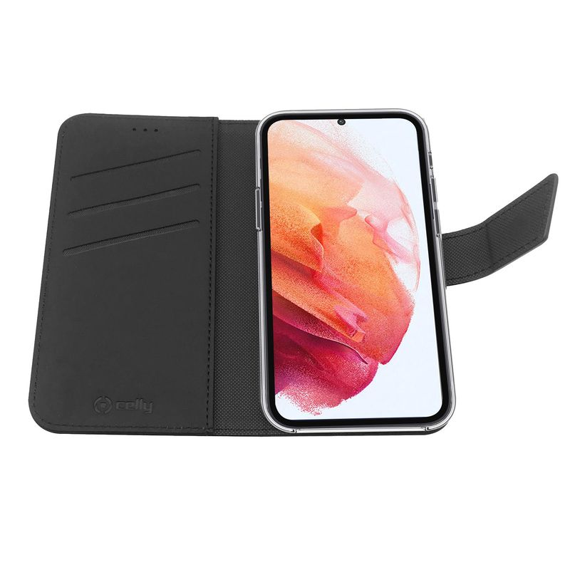 Celly-Wally-custodia-per-cellulare-155-cm--6.1---Custodia-a-borsellino-Nero