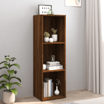 vidaXL Libreria/Mobile TV Rovere Marrone 36x30x114cm Legno ingegnerizzato