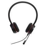 Jabra Evolve 20SE UC Stereo Auricolare Cablato A Padiglione Ufficio USB tipo A Bluetooth Nero