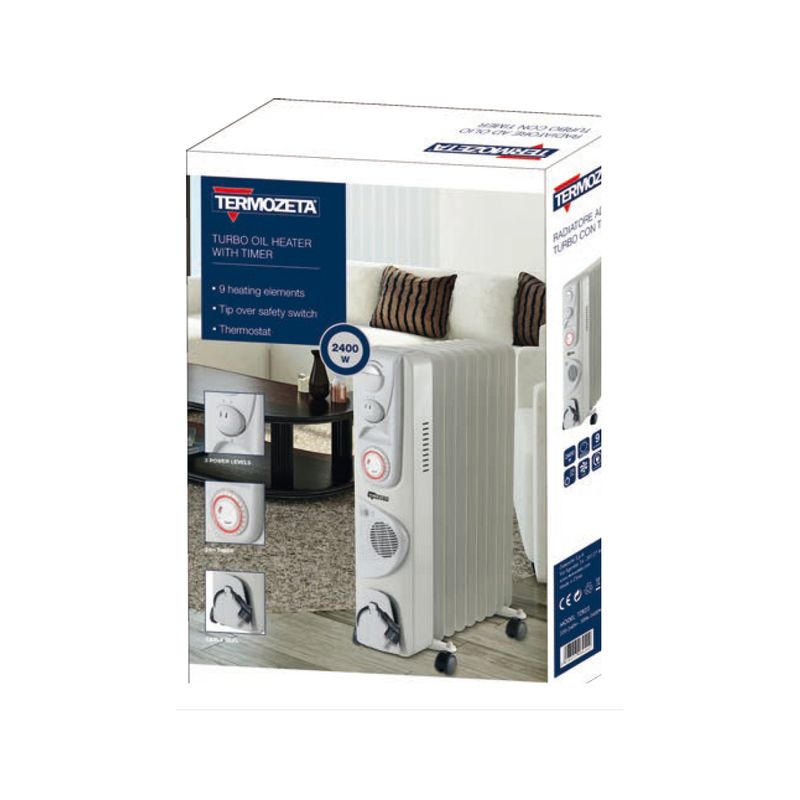 Termozeta-TZR23-stufetta-elettrica-Interno-Bianco-2000-W-Riscaldatore-ambiente-elettrico-a-olio