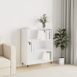 vidaXL Libreria Bianco Lucido 69,5x32,5x90 cm in Legno ingegnerizzato